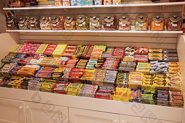 显示糖果出售迪伦的糖果酒吧国际终端肯尼迪机场皇后区纽约