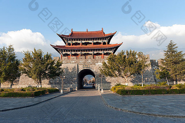 中国古老的城市塔达利云南省