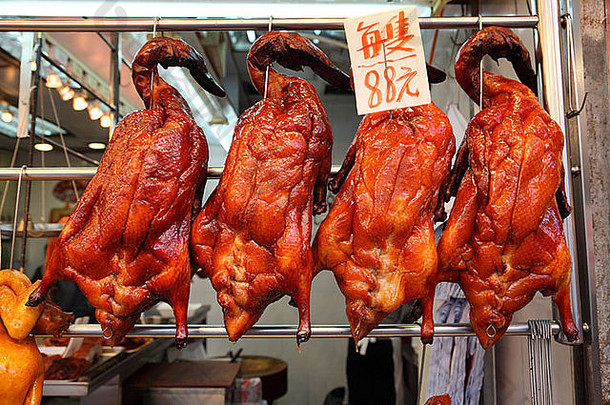 烤鸭子购物窗口在香港香港