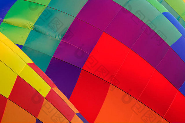 热空气气球西北艺术空气节日木材林恩公园奥尔巴尼俄勒冈州