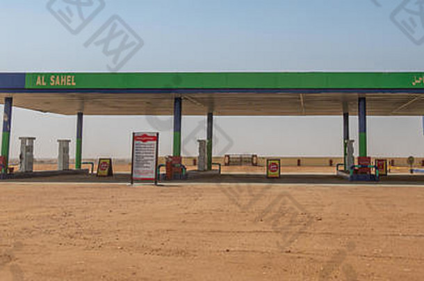 鹦鹉苏丹2月汽油站苏丹关闭由于缺乏汽油