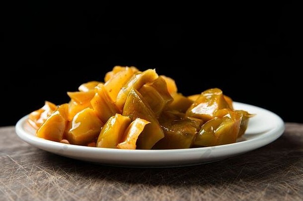 中国人传统的pickles-mustard中国人食物