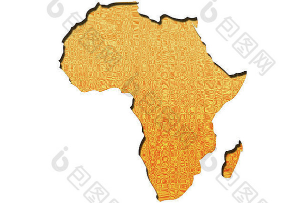 插图地图非洲