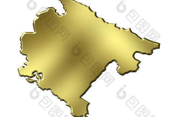 黑山共和国金地图