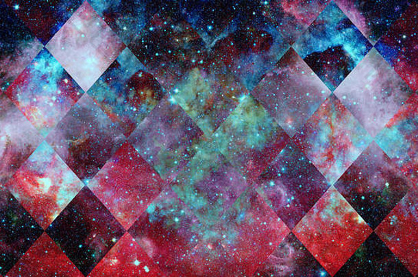 彩色的星云开放集群星星宇宙元素图像有家具的美国国家航空航天局