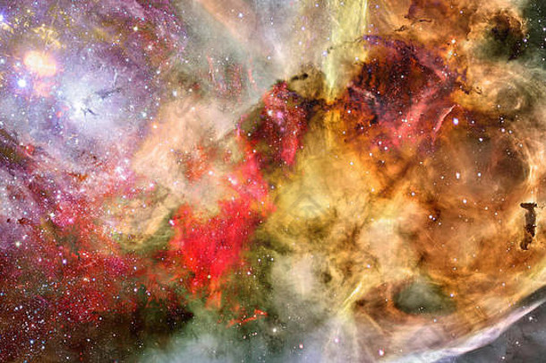 宇宙填满星云星系元素图像有家具的美国国家航空航天局