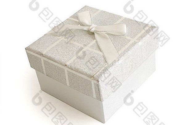 礼物盒子孤立的白色背景