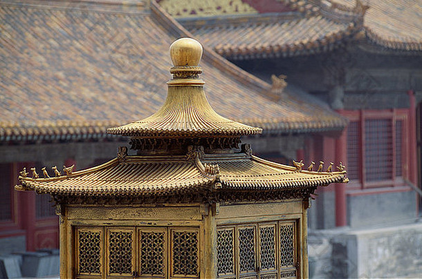 小寺庙内部被禁止的城市北京中国