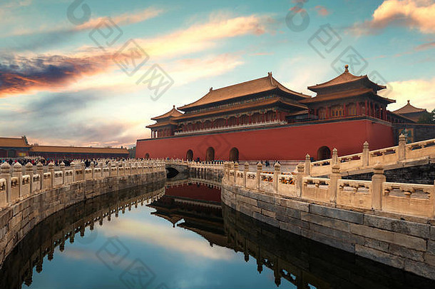 被禁止的城市北京中国被禁止的城市宫复杂的著名的目的地中央北京中国