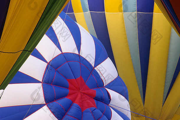 热空气气球艺术空气节日木材林恩公园奥尔巴尼俄勒冈州