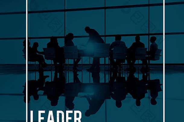 大业务会议领袖领导概念