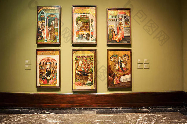 毕尔巴鄂西班牙工作室绘画布拉斯科谷物毕尔巴鄂细艺术博物馆参观了博物馆巴斯克国家