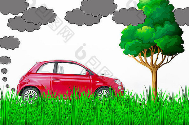 车污染空气环境