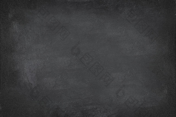 黑色的黑板黑板上粉笔纹理背景黑色的粉笔董事会纹理空空白写作粉笔痕迹抹去董事会Copyspace文本广告学校董事会显示
