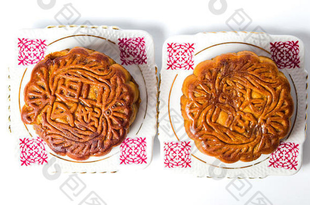 中国人月饼中秋节日板桌面