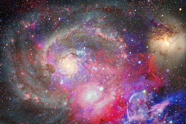 星云开放集群宇宙元素图像有家具的美国国家航空航天局