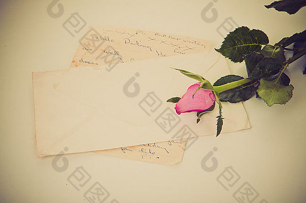 复古的古董爱信玫瑰