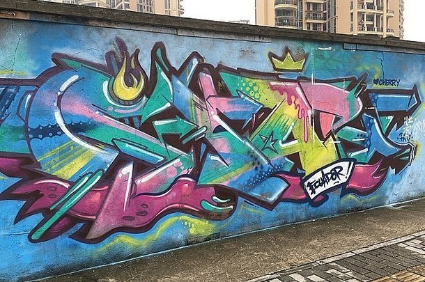 街艺术涂鸦壁画深圳中国