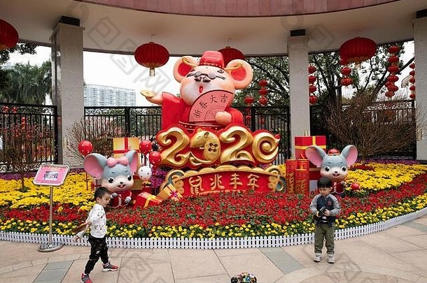 中国人一年老鼠鼠标装饰