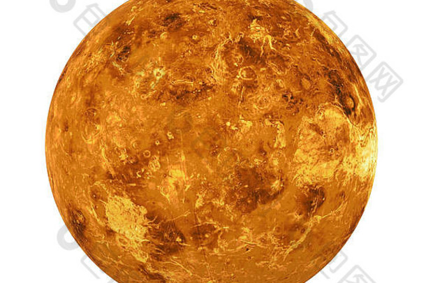 地球金星孤立的元素图像有家具的美国国家航空航天局