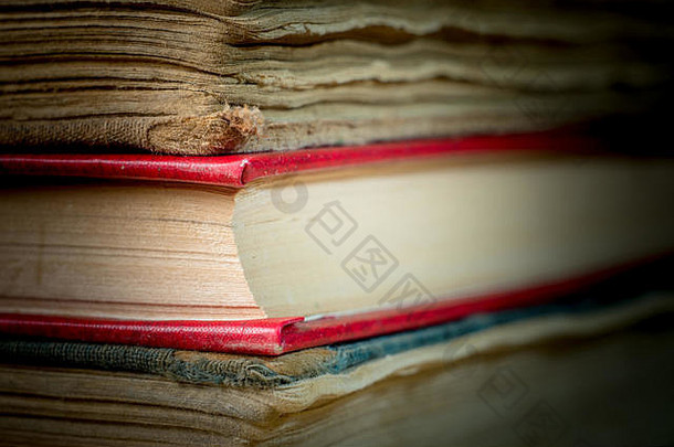 书封面关闭古老的书群书纸教育图书馆文学大学智慧棕色（的）封面