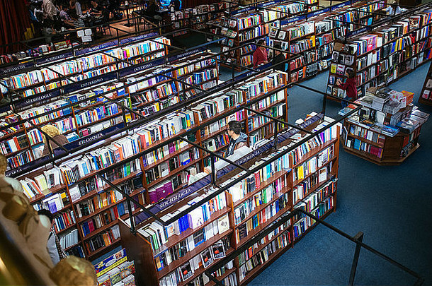 图书馆雅典城市布宜诺斯艾利斯停机坪阿根廷有趣的旅游吸引力戏剧适应