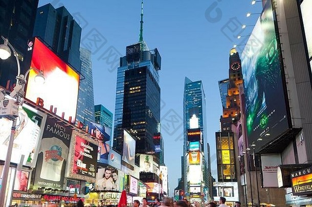 纽约城市曼联州广告广告牌次广场