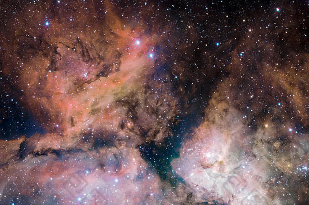 星星灰尘气体星云星系空间背景恒星托儿所无限宇宙