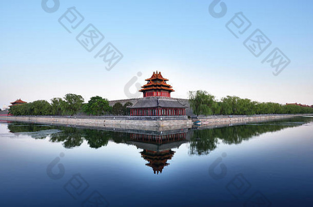 被禁止的城市日落北京中国