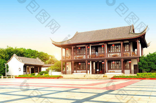 古老的建筑少数民族特征中国嘉兴
