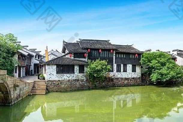 古老的小镇xuntang著名的水小镇历史年无锡中国