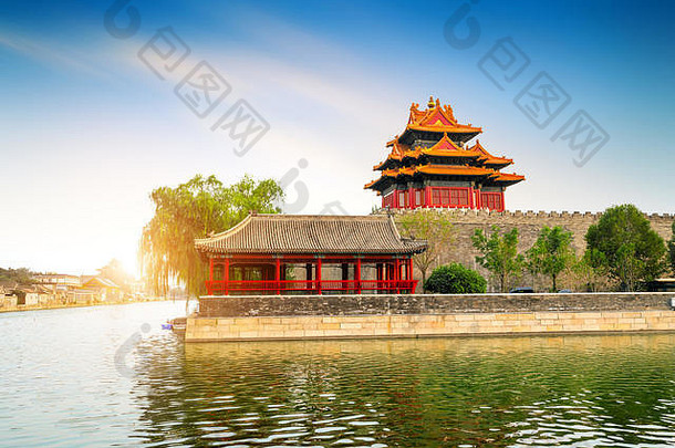 北京中国外护城河角落里被禁止的城市