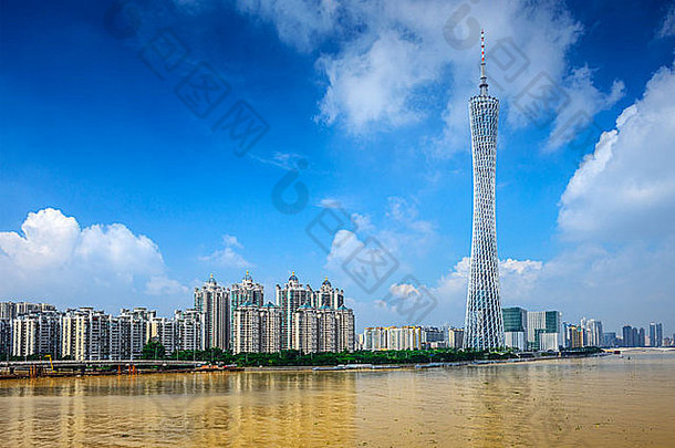 广州中国城市景观广州塔