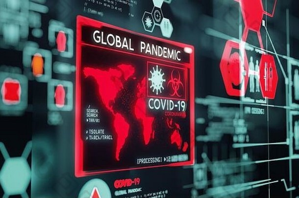 科维德冠状病毒数据可视化病毒转全球流感大流行插图