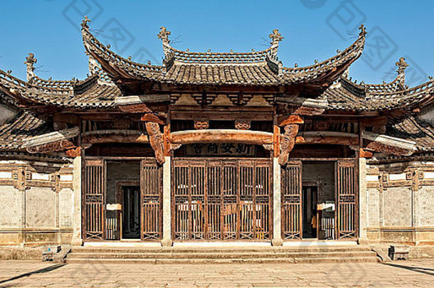 商人室传统的惠州风格中国人体系结构安徽中国