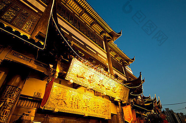 宝塔晚上上海中国蓬勃发展的旅游上海