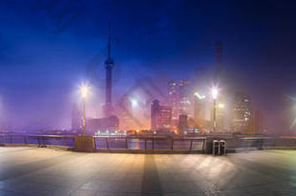 上海天际线城市景观
