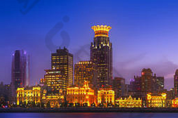 上海天际线城市景观
