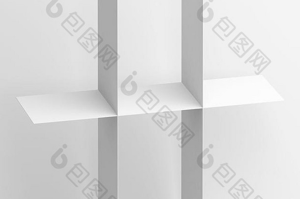 白色分割的条纹结构摘要数字背景渲染插图