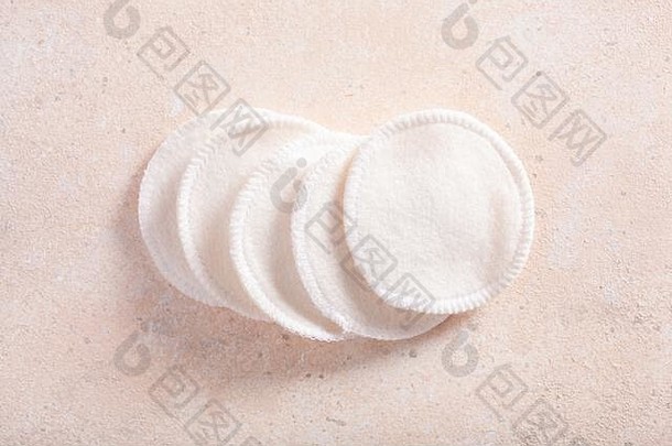 浪费生态友好的卫生浴室概念可重用的耐洗的棉花垫