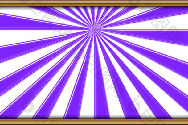 股票插图闪亮的金框架射线purplelight矩形空背景复制空间色彩斑斓的紫色的背景