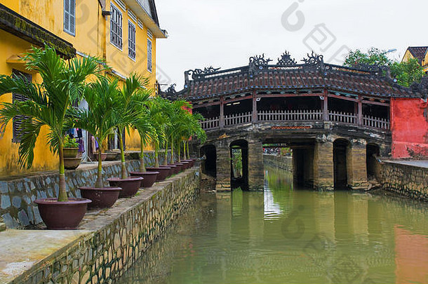 日本覆盖桥历史联合国教科文组织上市中央越南小镇嗨桥最初构造林