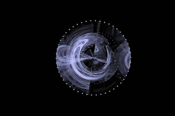 分形数学算法生成的艺术图片插图说明宇宙身体生物学流程数字艺术