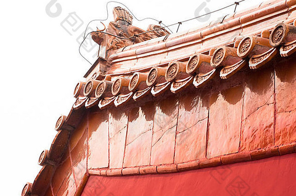 外观屋顶细节被禁止的城市北京帝国宫中国