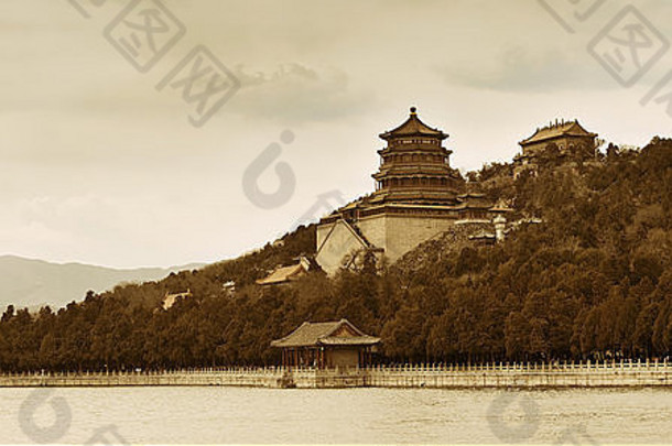 夏天宫历史体系结构北京
