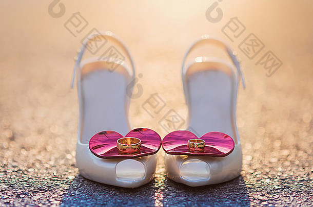 新娘鞋子婚礼环