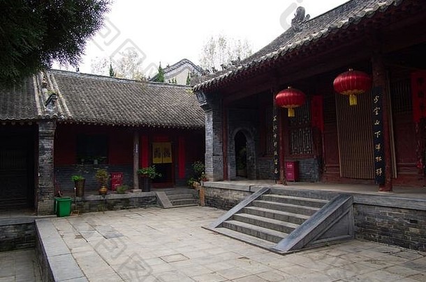 建筑少林寺庙细节体系结构少林修道院少林寺庙登封郑州城市河南