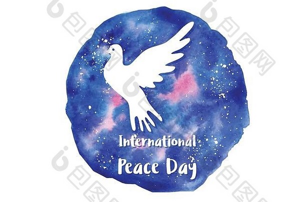 假期插图国际和平一天