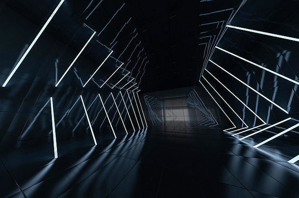 摘要黑暗现代体系结构背景空开放空间室内呈现