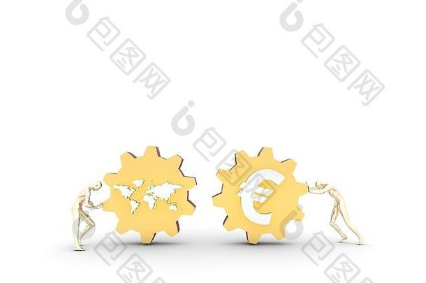 金融合作合作影响齿轮世界欧元